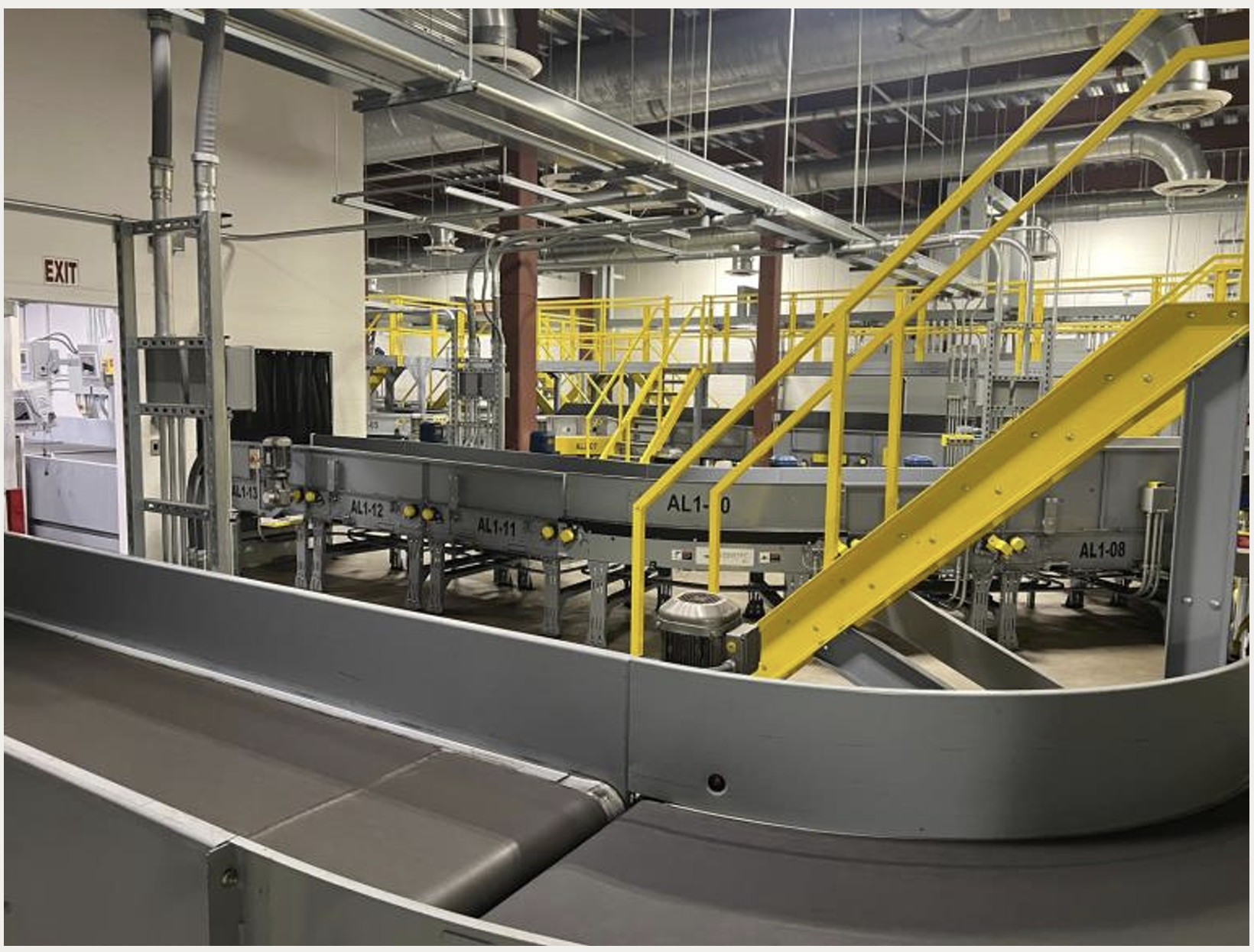 Airport baggage-handling equipment