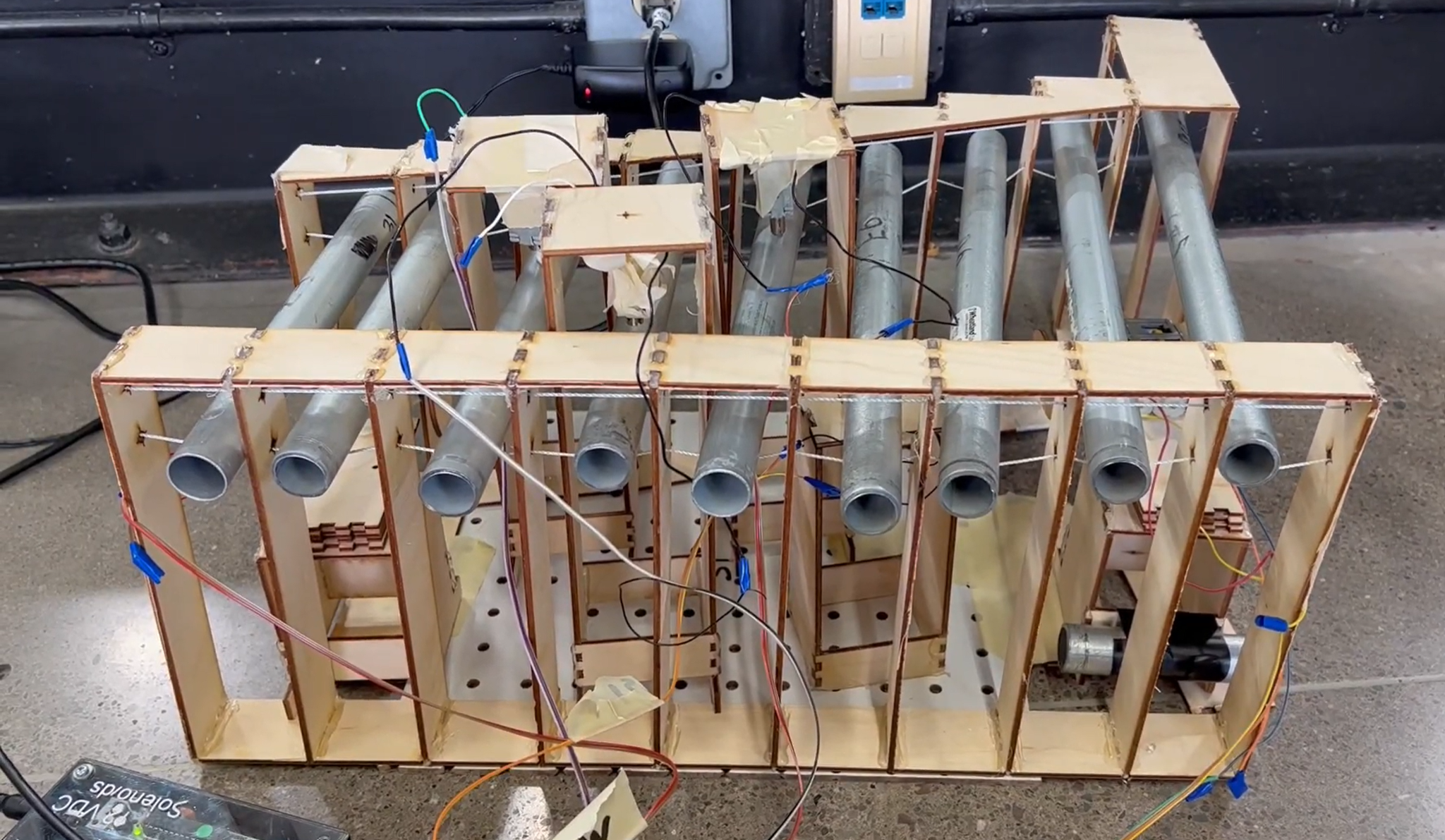 Physical automated percussion machine